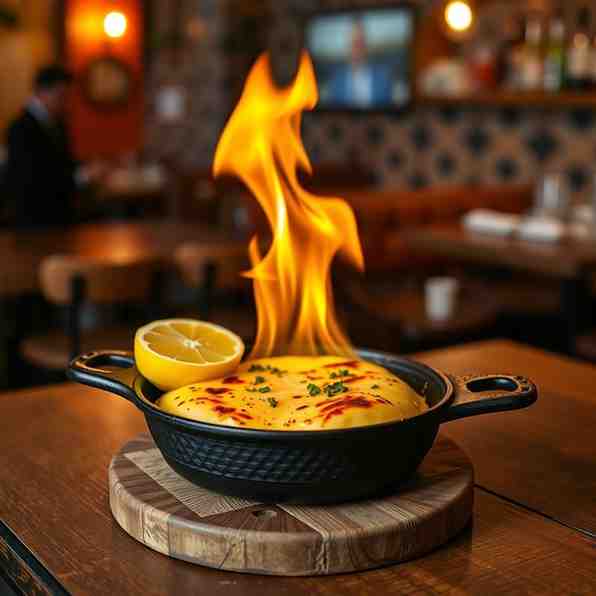 Best Cheese Appetizer (Saganaki)